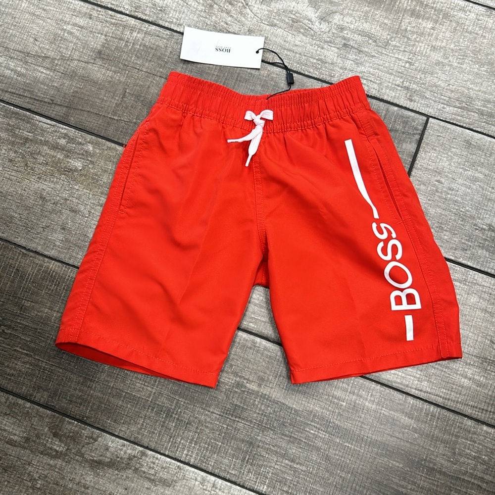 100% Authentic Hugo Boss boys / kids swim trunk shorts - NWT Price is FIRM